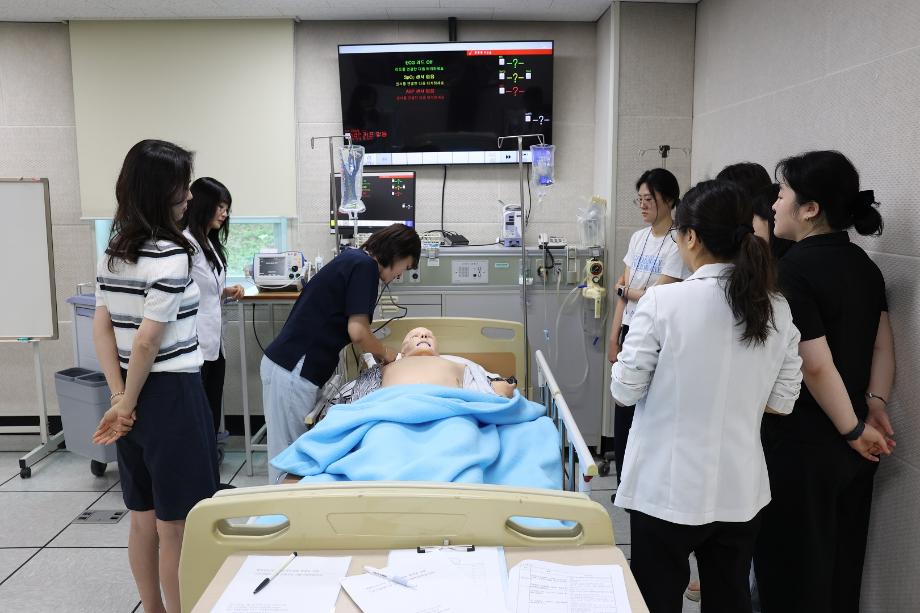 상지대 간호학과, 지역 간호사 대상 응급간호 시뮬레이션 교육 실시 8